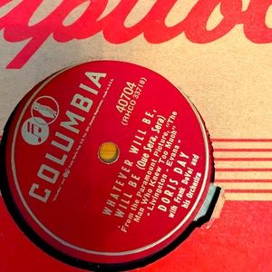 Doris Day 78 RPM Record